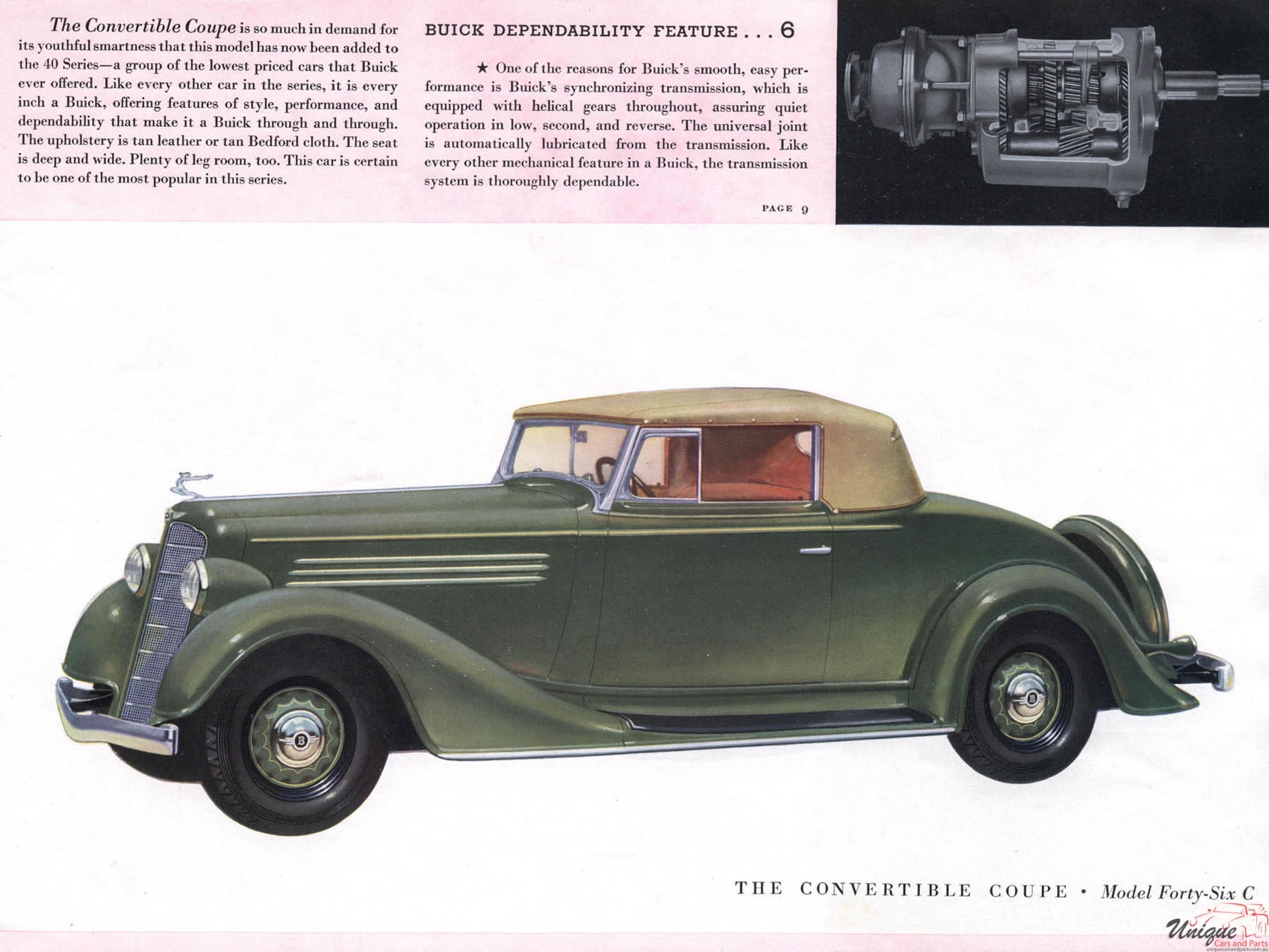 1935 Buick Brochure Page 10